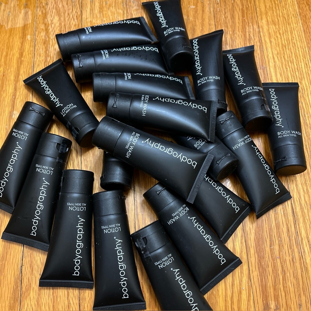 Bodyography travel size vegan luxury body wash lot of 20 unisex